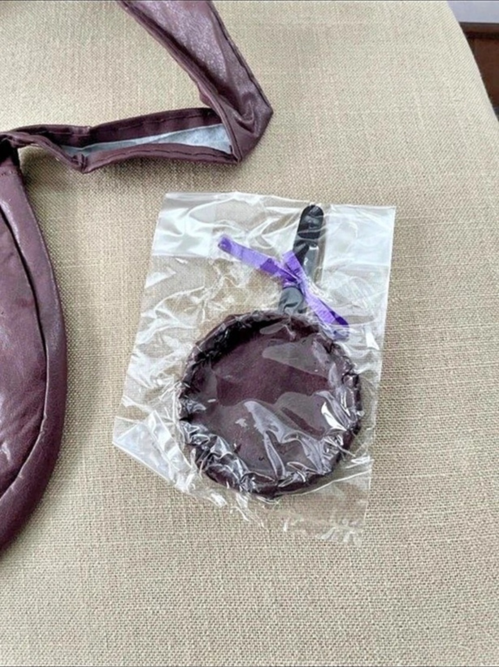 Handmade Flynn Rider Satchel & Mini Frying Pan - Picture 10 of 10